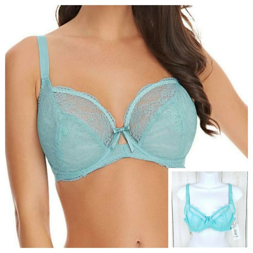 Freya Fancies Aquamarine Underwire Bra 32D